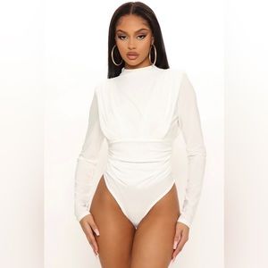 Leave an Impression Mock Neck Bodysuit
